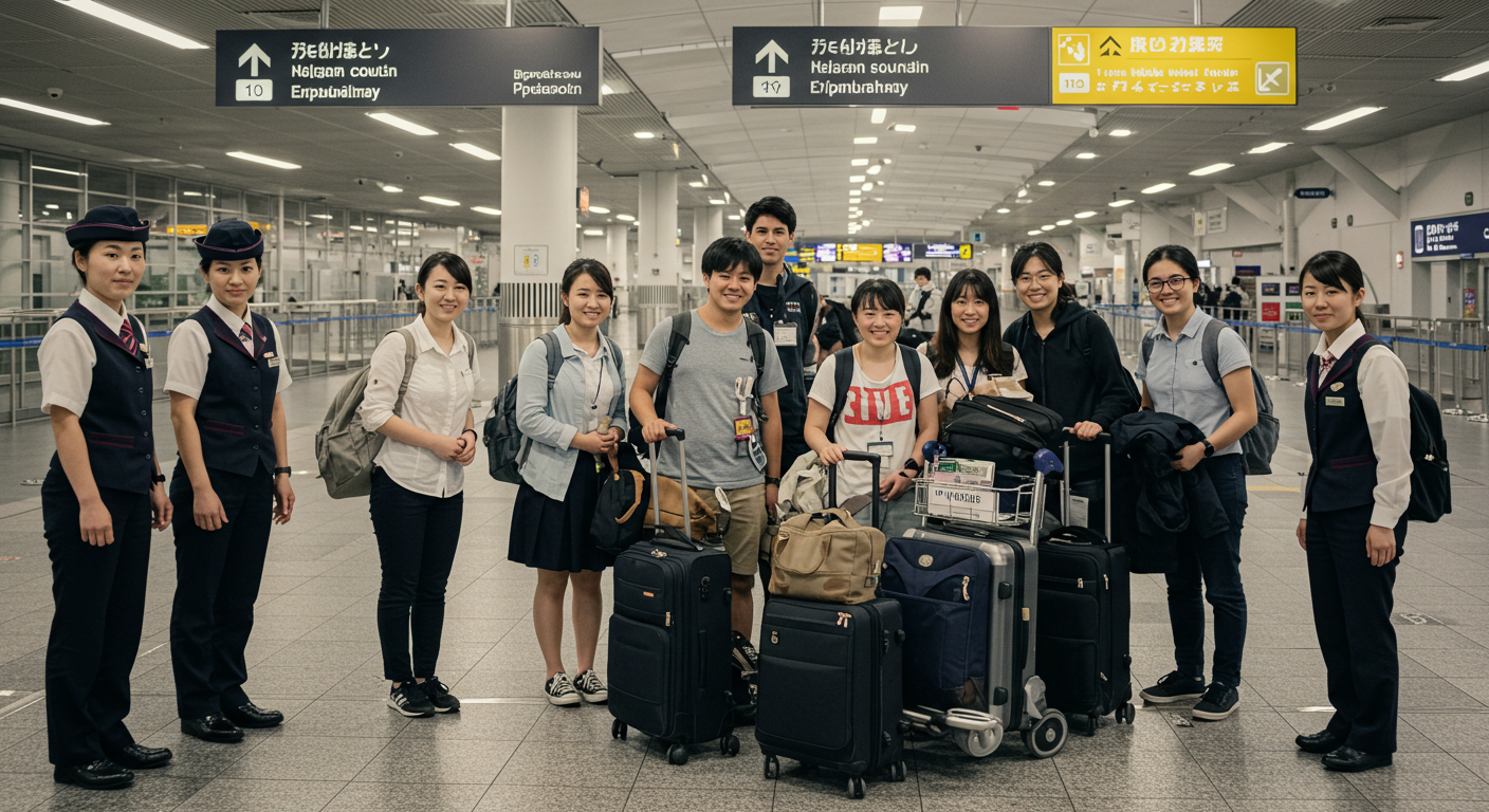 到着とサポート